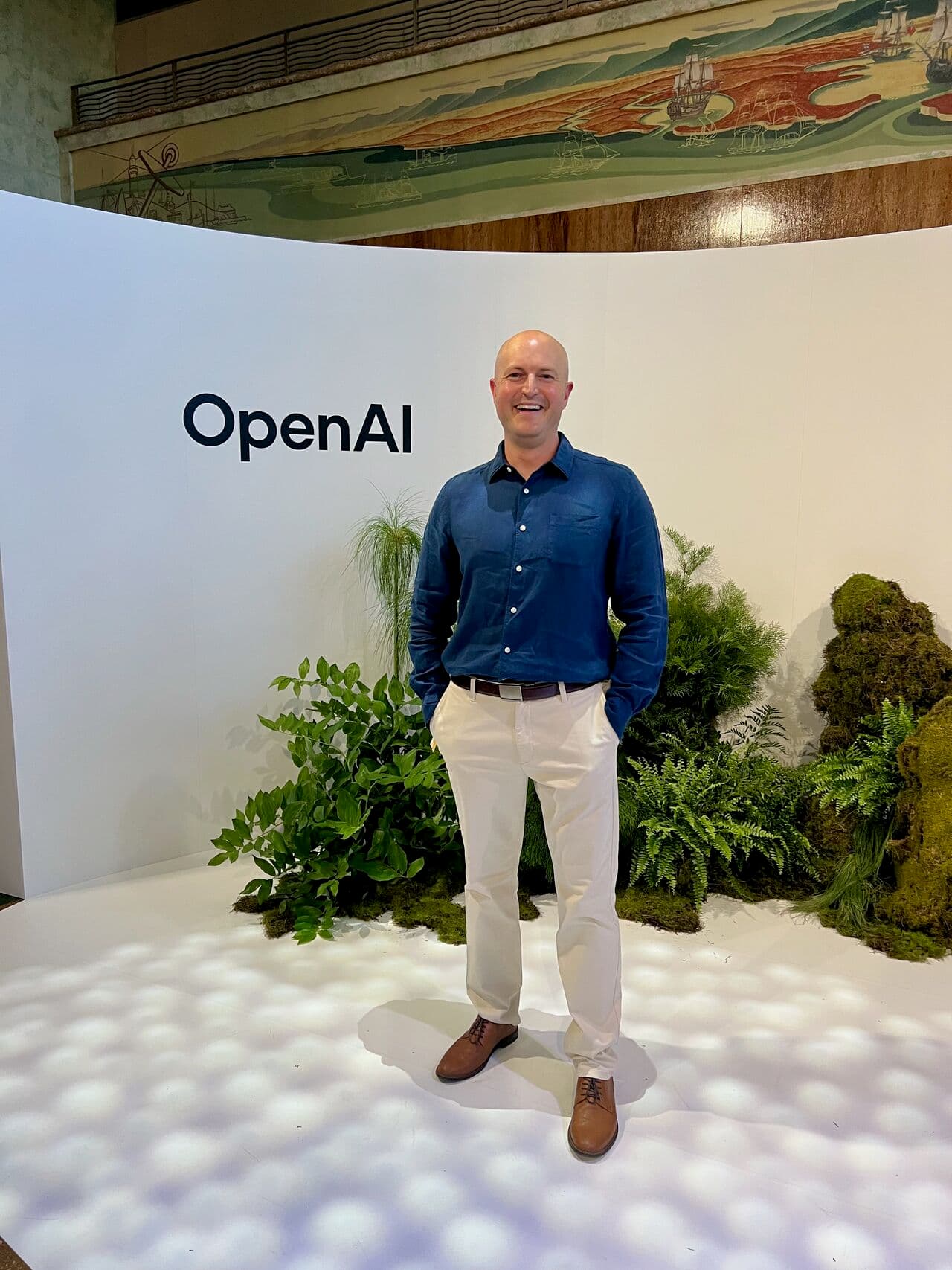 Kyle at OpenAI Australia event